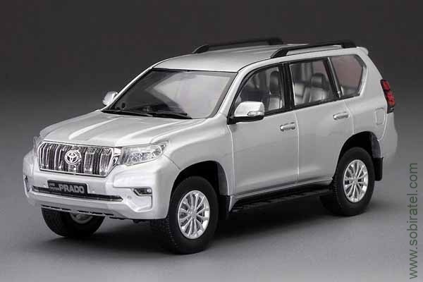 Toyota Land Cruiser Prado 2018 серебристый (Vitesse 1/43) Toyota Land Cruiser Prado 2018 серебристый (Vitesse 1/43)