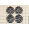 жетоны символические 1 Ясакъ 1774 Пугачевский бунт, ММД, набор 4 шт., медь