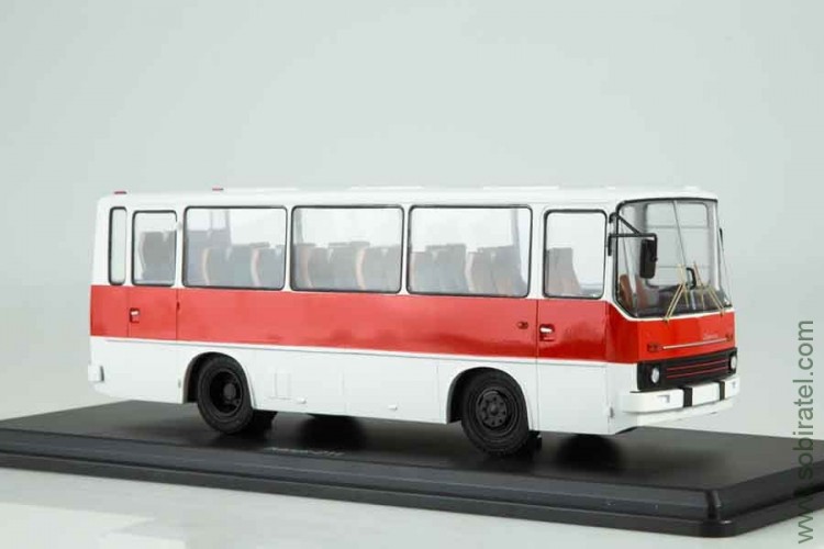 автобус Икарус Ikarus 211 бело-красный (ModelPro 1:43)