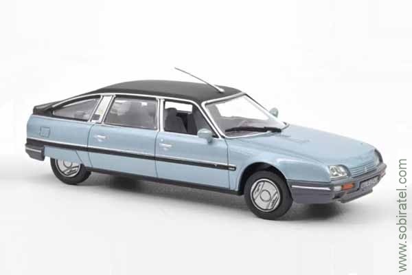 Citroen CX Turbo 2 Prestige 1986 синий с чёрным (Norev 1/43)
