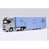 Mercedes-Benz  Actros MP4 1851 BigSpace с полуприцепом Hyundai Shell Mobis WRT 2024 (iXO 1:43)