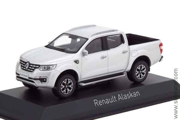 Renault Alaskan pick-up van 4x4 2017 silver, 1:43 Norev