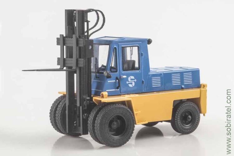 автопогрузчик Львовский АП-4014 жёлто-голубой (ModelPro 1/43)