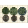 Азербайджан. Набор 6 монет.