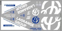 DKP0274 Набор декалей Cтроительная компиния LAGRANGE GROUP (140x290 мм)