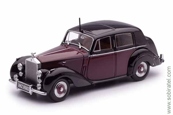 Rolls Royce Silver Dawn 1949 maroon / black (Oxford 1:43)