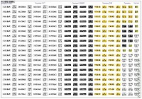DKMB0098 Набор декалей номерные знаки СССР Уфа - пожарные, грузовые, тракторы и прицепы (200x140 мм)