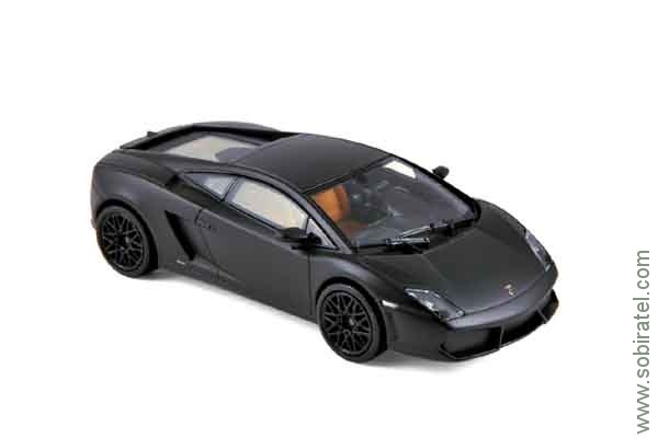 Lamborghini Gallardo LP560-4 2009 matte black, Norev 1:43