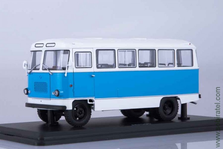автобус АСЧ-03 Чернигов, бело-голубой, ModelPro 1:43