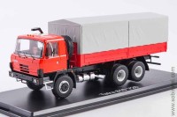 TATRA-815 V26 бортовой с тентом, красный (SSM 1:43)