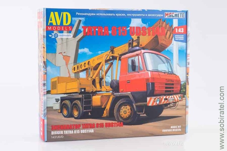 сборная модель Tatra-815 UDS-114A экскаватор (AVD 1:43)
