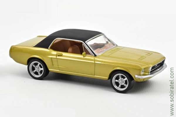 Ford Mustang Coupe 1968 золотистый (Norev 1/43)