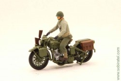 мотоцикл WLA-42 USA и сержант Джексон (Моделстрой 1:43)