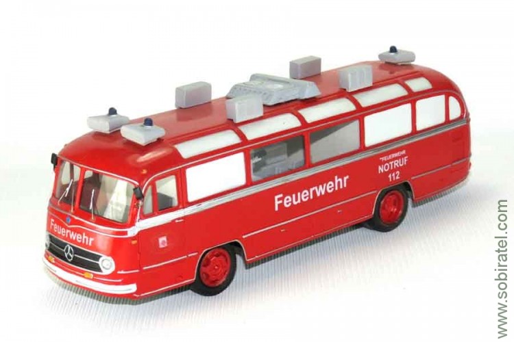 автобус Mercedes Benz О.321Н пожарный, 1:43 Vector-models