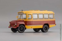 автобус Курганский 685Б 1976г. Маршрут «Трест «ЯКУТАЛМАЗ» - Мирнинский ГОК» (1:43 DiP)