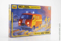 Сборная модель Ульяновский 3909 пожарная служба (Звезда 1:43)
