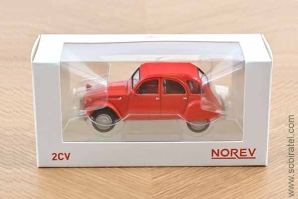 Citroën 2CV 1978 красный (Norev 1/43)
