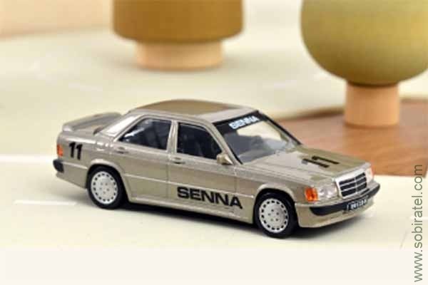 Mercedes Benz 190E 2.3-16V (W201) Senna 1984 бежевый (Norev 1/43)