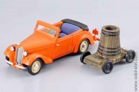 Adler Trumpf Junior и бочка на колесах (DiP 1/43)