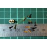 ААА003 Указатель поворота боковой УП-101 оранжевый, вариант 1, цена за 1 шт. (ТриА 1:43)
