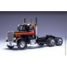 седельный тягач №186 Freightliner FLC 120 64 T 1977 черный с красным (iXO 1:43)