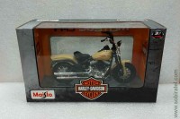 мотоцикл Harley Davidson 2008 FLSTSB Cross Bones бежевый (Maisto 1:18)