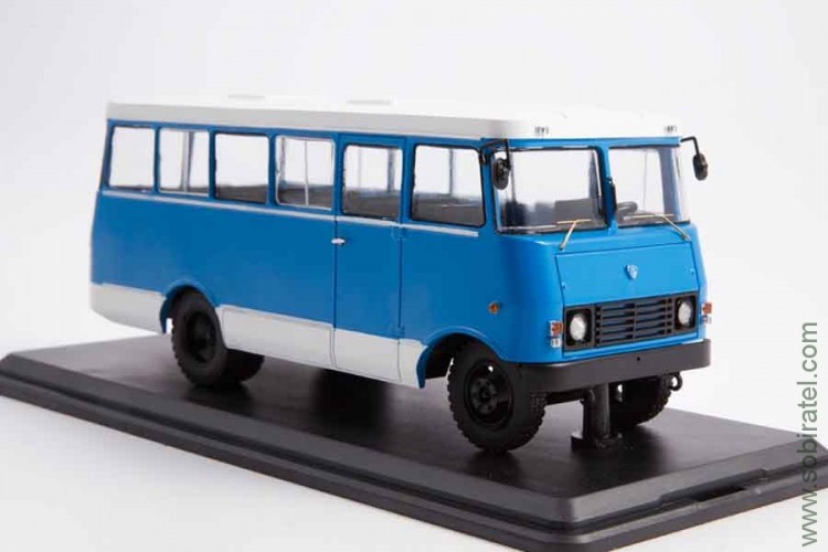 автобус ТС-3965 синий с белым (ModelPro 1:43)