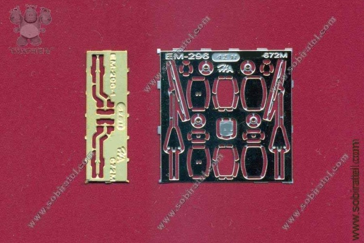 EM-296 фототравление. Набор для автобус 672М