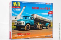Сборная модель 130В1 с полуприцепом ТЦ-4 (AVD 1:43)
