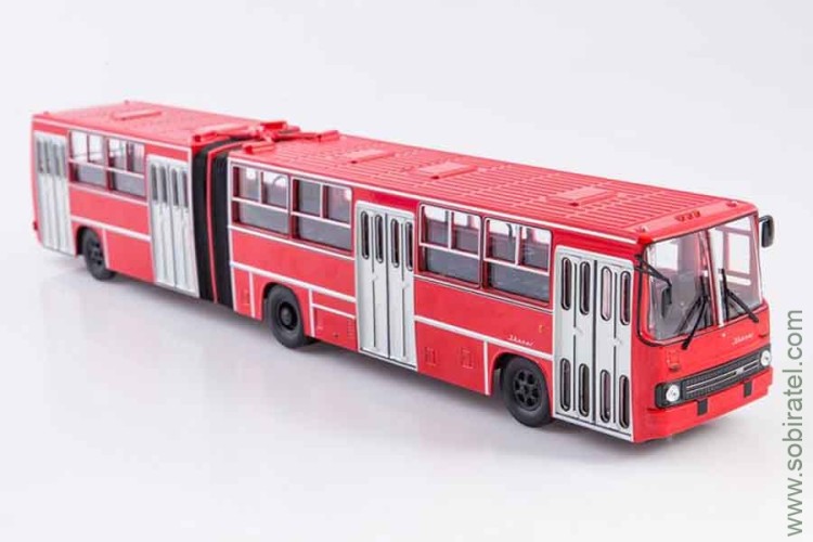 автобус Икарус Ikarus 280.33 красный с белым (СовА 1:43)