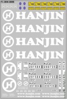 DKM0089 Набор декалей Контейнеры Hanjin (100x140 мм)