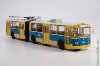 троллейбус ЗИУ-10 желто-синий (СовА 1:43)