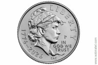 10 центов 2026 США. Восходящая Свобода серии 250 лет США