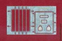 EM-282 фототравление. Набор багажник для М-408 из к\ф 