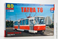 Сборная модель Трамвай Tatra-T6 (AVD 1:43) Скоро! Предзаказ!
