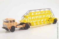 Минский-504А с полуприцепом НАМИ-790 жёлтый (SSM 1/43)
