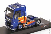 седельный тягач №235 MAN TGX XXL D38 "100 Years Edition" 2015 синий (iXO 1:43)