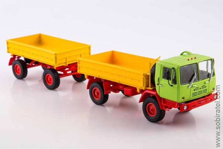 КАЗ-4540 с прицепом ГКБ-8535 (АИСТ 1/43)
