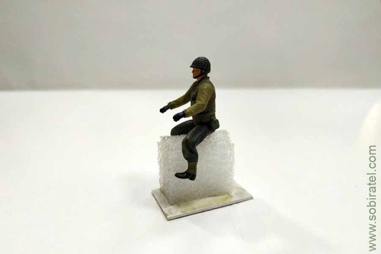фигурка Сержант Джексон для м/ц WLA-42 USA (Моделстрой 1:43)