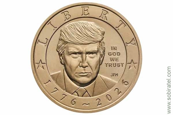1 доллар 2026 США. Дональд Трамп 1 доллар 2026 США. Дональд Трамп