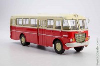 автобус Икарус Ikarus 620, красный / белый (СовА 1:43)