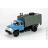 КО-413 (ЗИЛ-130) мусоровоз голубой/серый, два запасных колеса, 1:43 АИСТ, раритет!!
