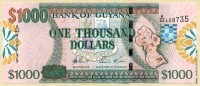 Гайана 2006, 1000 долларов.