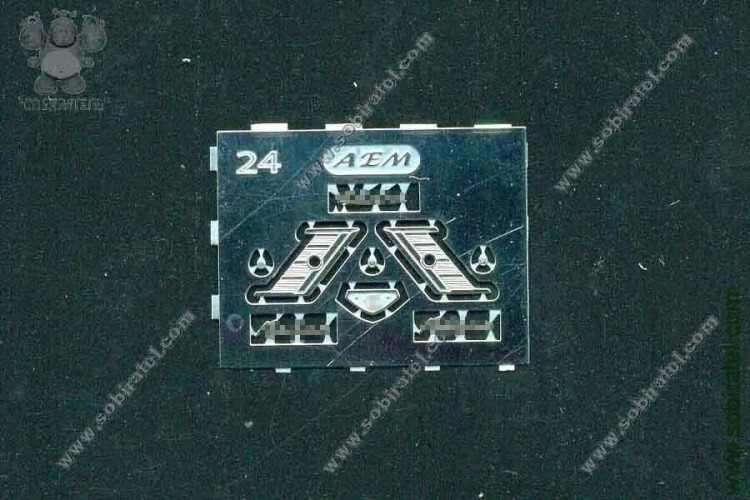 EM-047 фототравление. Набор для Горький-24, вариант 2 с отверстием под габаритные огни