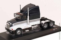 седельный тягач №183 Kenworth T600A 1986 черный с белым (iXO 1:43)