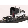 седельный тягач №183 Kenworth T600A 1986 черный с белым (iXO 1:43)