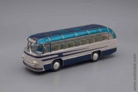 автобус ЛАЗ-695 пригородный 1956г., синий / серый, 1:43 Ultra