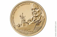 1 доллар 2025 США. Рэй Монтегю. Арканзас. Серия Американские инновации