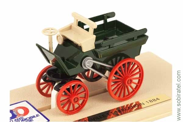 Delamare-Deboutteville Malandin 1884 зеленый с красным (Norev 1/43)