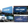 DEcord-040 Декаль на контейнеры Fesco & CMA CGM